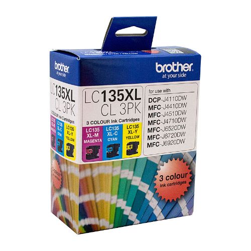 Picture of Brother LC135XL CMY Colour Pk