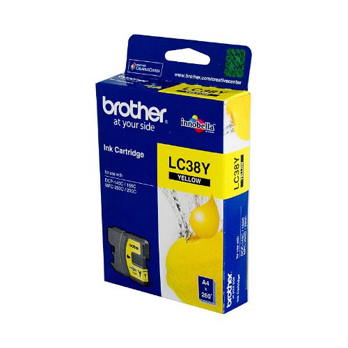 Picture of Brother LC38 Yellow Ink Cart