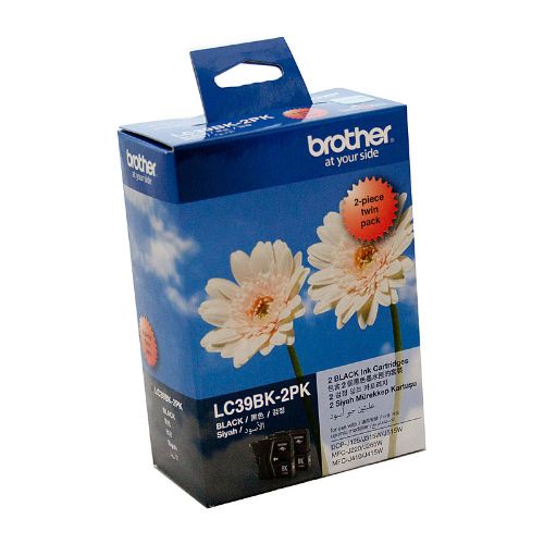 Picture of Brother LC39 Black Twin Pack