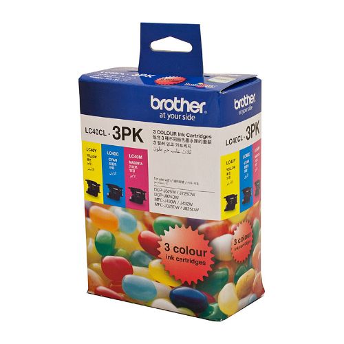 Picture of Brother LC40 CMY Colour Pack