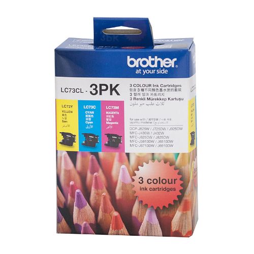 Picture of Brother LC73 CMY Colour Pack