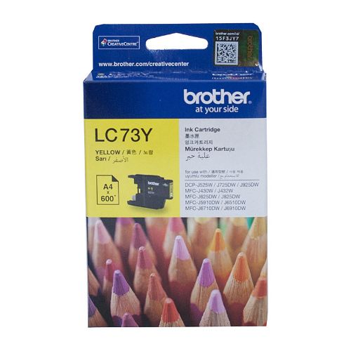Picture of Brother LC73 Yellow Ink Cart