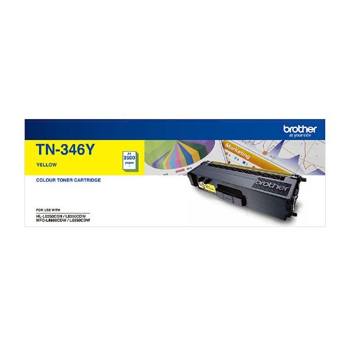 Picture of Brother TN346 Yellow Toner Cart