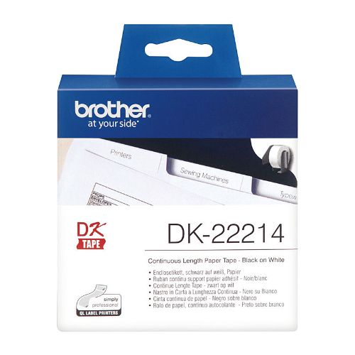Picture of Brother DK22214 White Roll