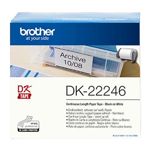 Picture of Brother DK22246 White Roll