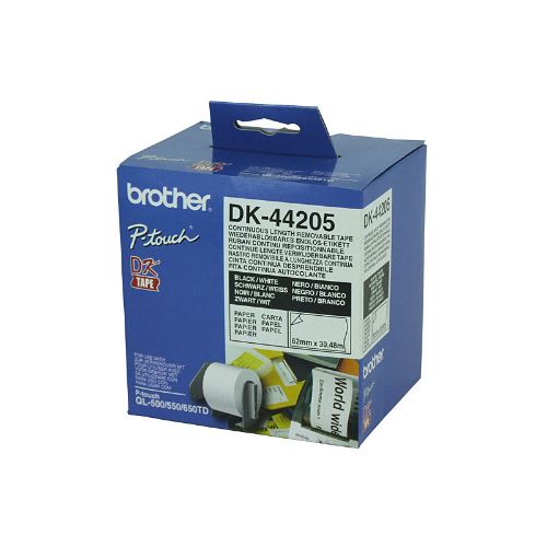 Picture of Brother DK44205 White Roll