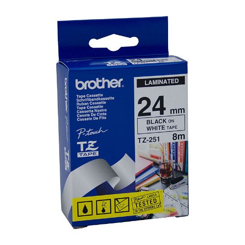 Picture of Brother TZe251 Labelling Tape