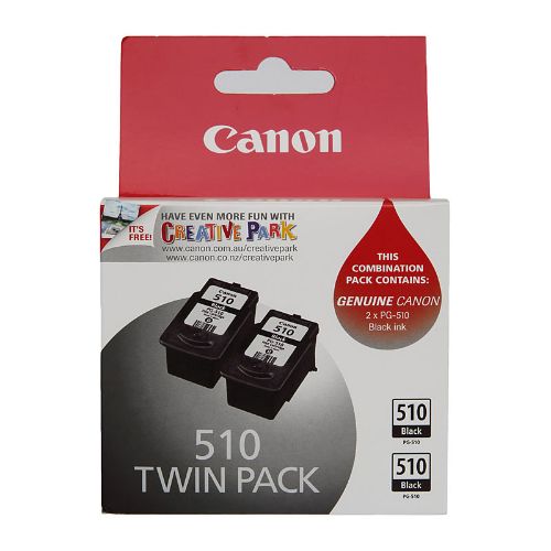 Picture of Canon PG510 Black Ink Twin Pack