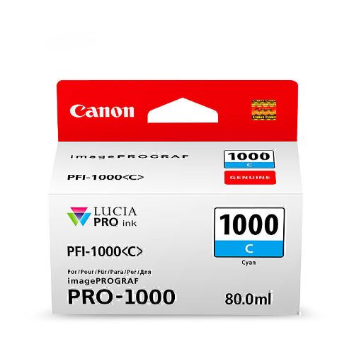 Picture of Canon PFI1000 Cyan Ink Cart
