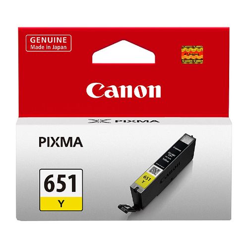 Picture of Canon CLI651 Yellow Ink Cart