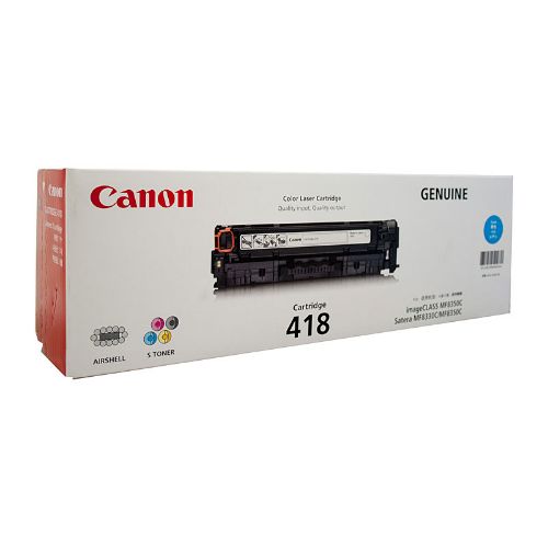 Picture of Canon CART418 Cyan Toner