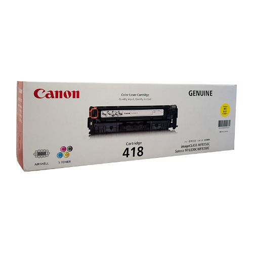 Picture of Canon CART418 Yellow Toner