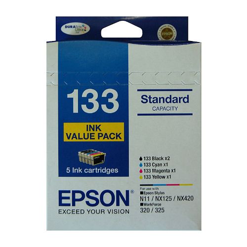 Picture of Epson 133 x 5 Ink Value Pack