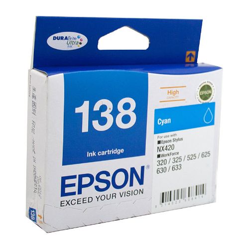 Picture of Epson 138 Cyan Ink Cart