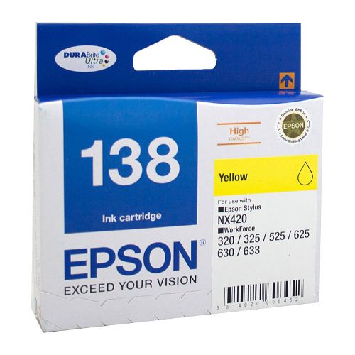 Picture of Epson 138 Yellow Ink Cart