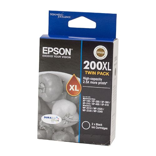 Picture of Epson 200XL Black Twin Pack