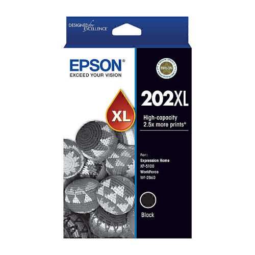 Picture of Epson 202XL Black Ink Cart