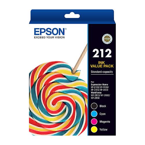 Picture of Epson 212 4 Ink Value Pack