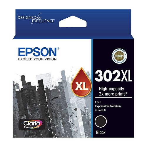 Picture of Epson 302XL Black Ink Cart