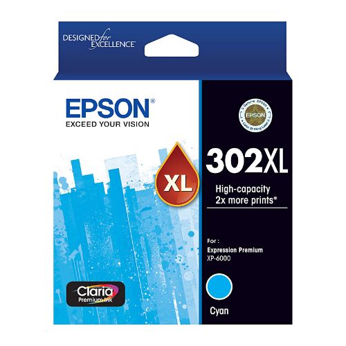 Picture of Epson 302XL Cyan Ink Cart