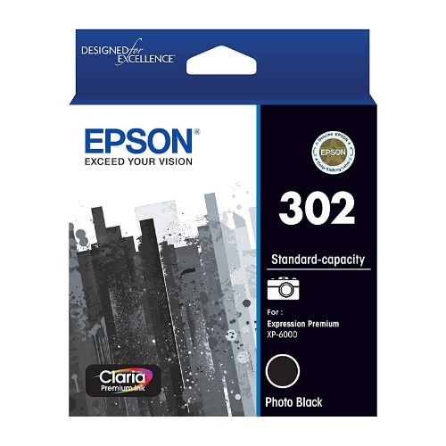 Picture of Epson 302 Photo Black Ink Cart