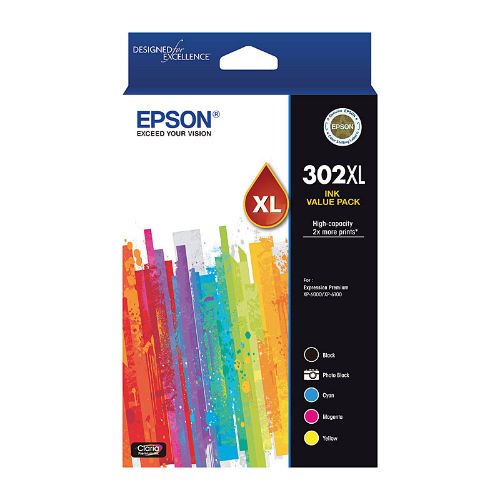 Picture of Epson 302XL 5 Ink Value Pack