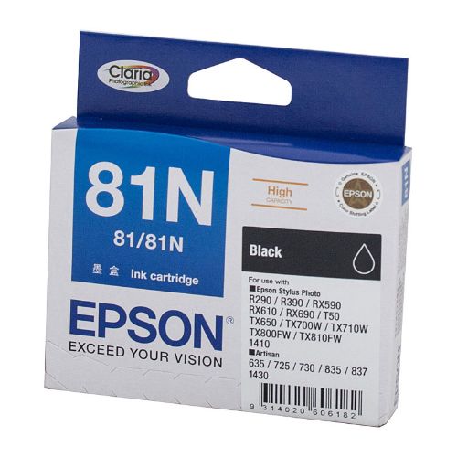 Picture of Epson 81N HY Black Ink Cart