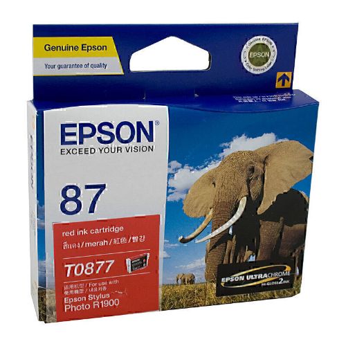 Picture of Epson T0877 Red Ink Cart