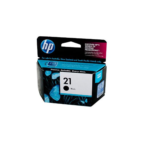 Picture of HP #21 Black Ink Cart C9351AA