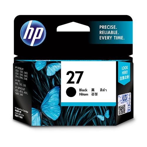 Picture of HP #27 Black Ink Cart C8727AA