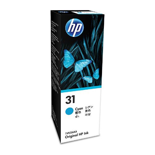 Picture of HP #31 Cyan Ink Bottle 1VU26AA