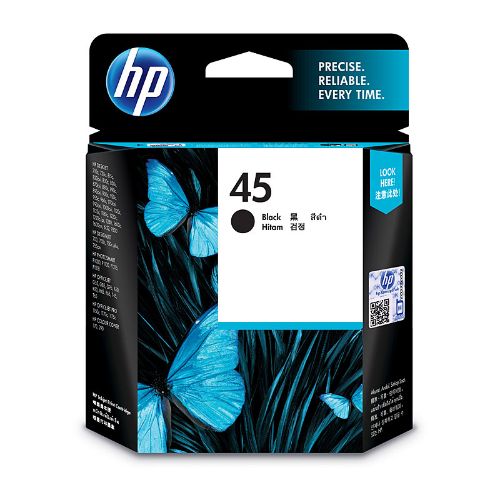 Picture of HP #45 Black Ink Cart 51645AA