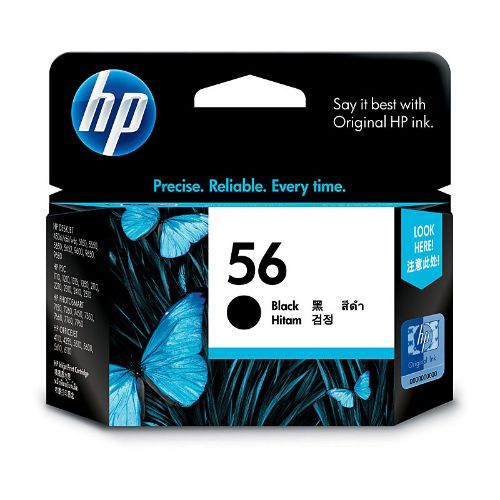 Picture of HP #56 Black Ink Cart C6656AA
