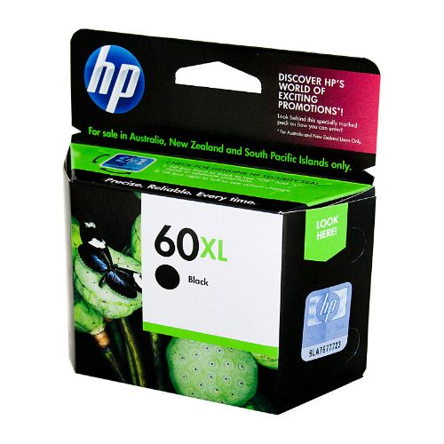 Picture of HP #60XL Black Ink CC641WA