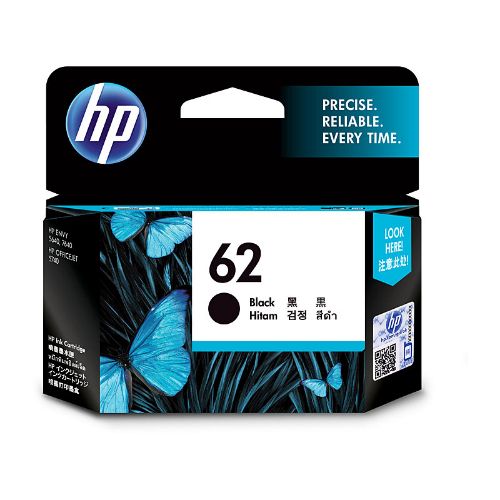 Picture of HP #62 Black Ink C2P04AA