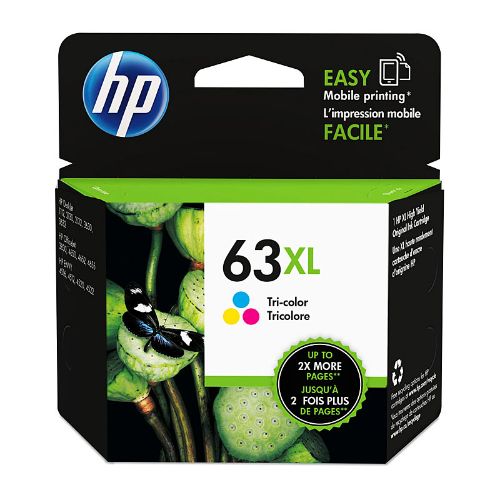 Picture of HP #63XL Tri Col Ink F6U63AA