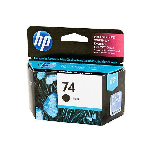 Picture of HP #74 Black Ink Cart  CB335WA