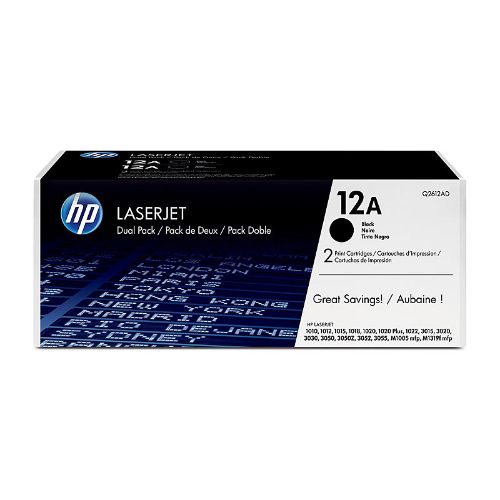 Picture of HP #12A Twin Pack Q2612AD