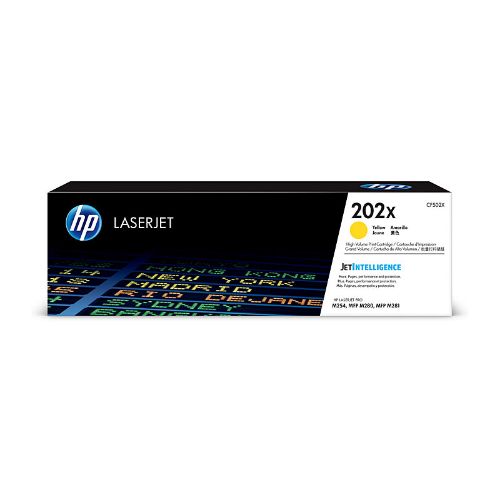 Picture of HP #202X Yellow Toner CF502X