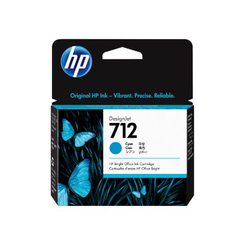 Picture of HP #712 29ml Cyan Ink 3ED67A