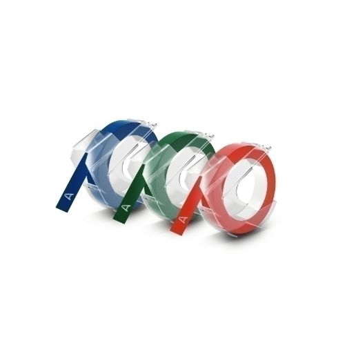 Picture of Dymo Emb Tape 9mmX3m Asst Pk3