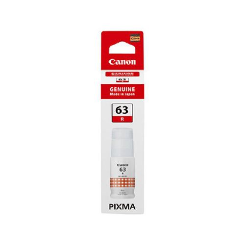 Picture of Canon GI63 Red Ink Bottle