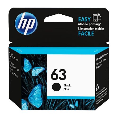 Picture of HP #63 Black Ink F6U62AA